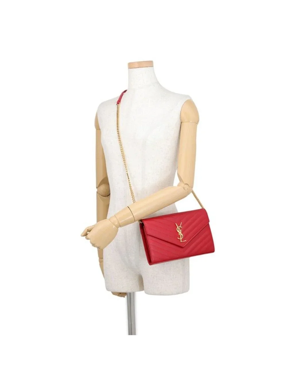 Saint Laurent Paris Chain Wallet Cassandra Classic YSL Shoulder Bag